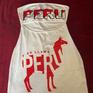 Tube Dress With Peru Logo